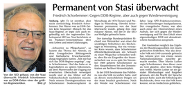 Permanent Von Stasi Überwacht