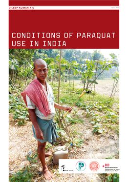 Conditions of Paraquat Use in India Contacts