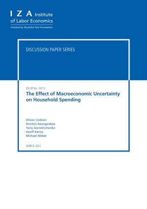 The Effect of Macroeconomic Uncertainty on Household Spending