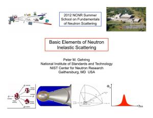 Basic Elements of Neutron Inelastic Scattering