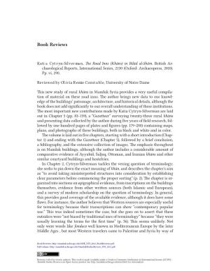 Book Reviews MSR XVI (2012)