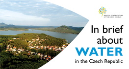 In Brief About Water in the Czech Republic