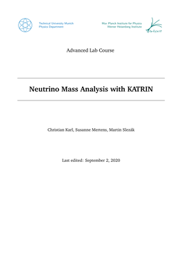 Neutrino Mass Analysis with KATRIN