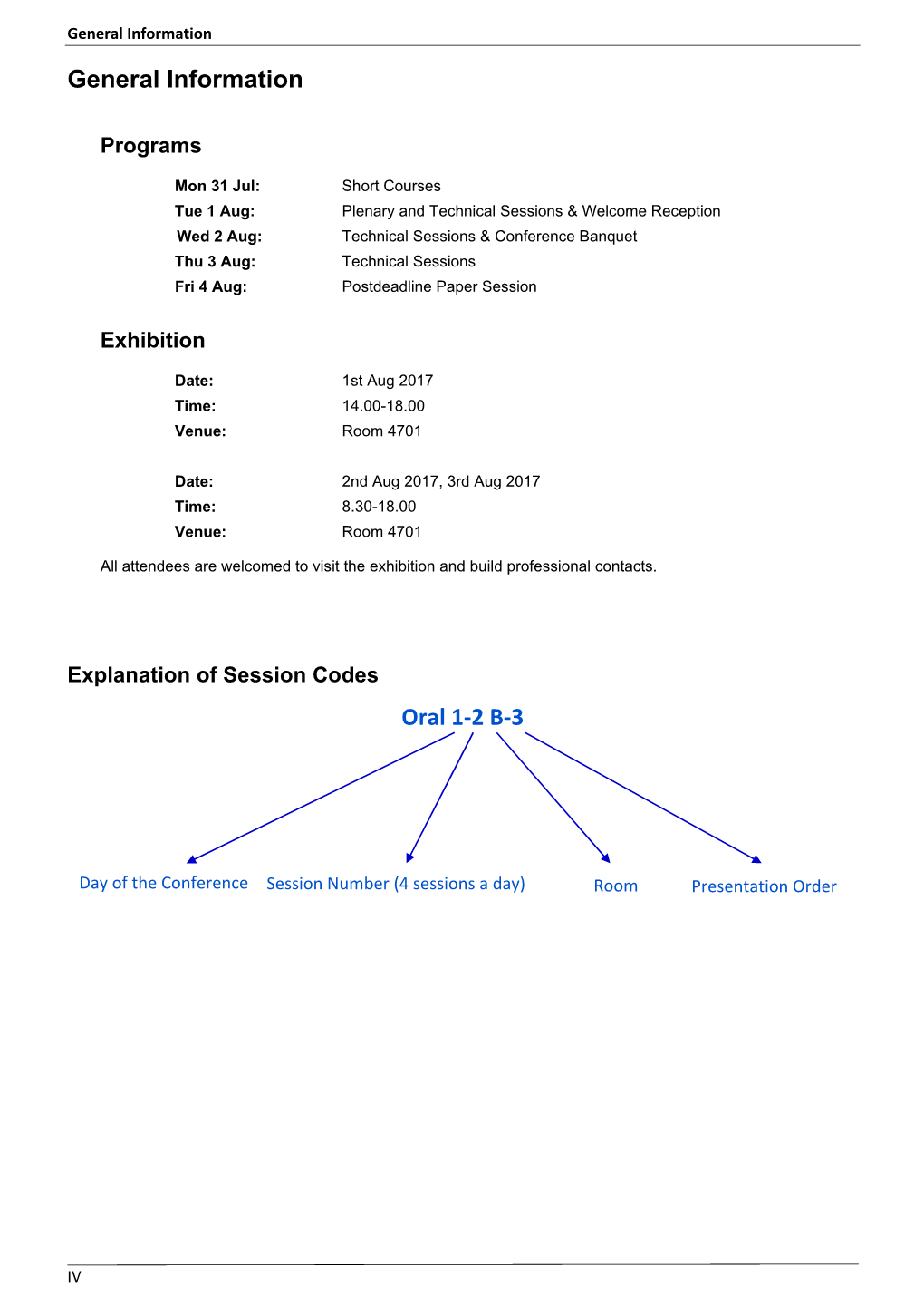 General Information Oral 1-2