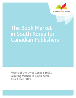 The Book Market in South Korea for Canadian Publishers
