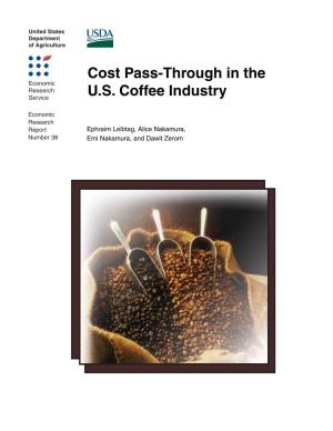 Cost Pass-Through in the U.S. Coffee Industry