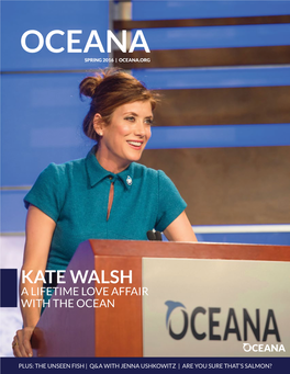 Kate Walsh a Lifetime Love Affair with the Ocean