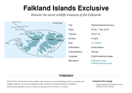 Falkland Islands Exclusive Discover the Secret Wildlife Treasures of the Falklands