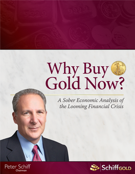Why Buy Gold Now? a Sober Economic Analysis of the Looming Financial Crisis