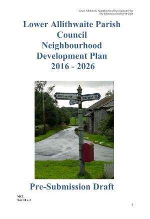 Lower Allithwaite Draft Neighbourhood Plan