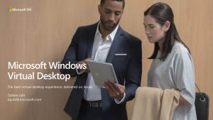 Microsoft Windows Virtual Desktop