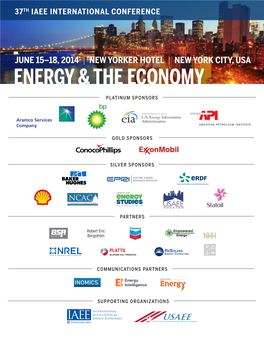 37Th IAEE International Conference | Energy & the Economy