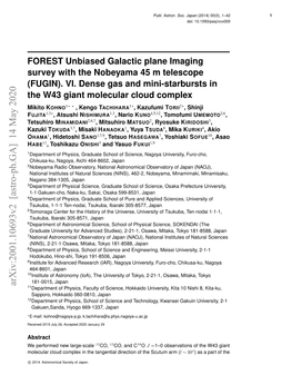 VI. Dense Gas and Mini-Starbursts in the W43 Giant Molecular Cloud Complex