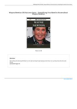 Download Doc / Wayne Newton 135 Success Facts