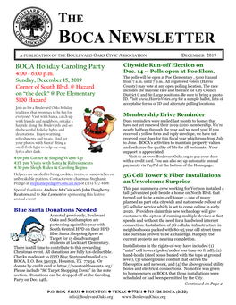 Boca Newsletter
