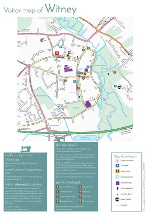 Visitor Map of Witney