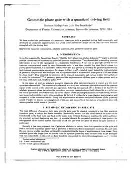 Julio Gea-Banaclochea 'Department of Physics, University of Arkansas, Fayett,Eville, Arkansas, 72701, USA