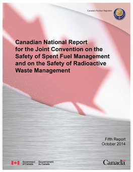 Fifth Canadian National Report for the Joint Convention