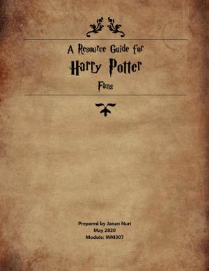 Harry Potter Resource Guide for Fans