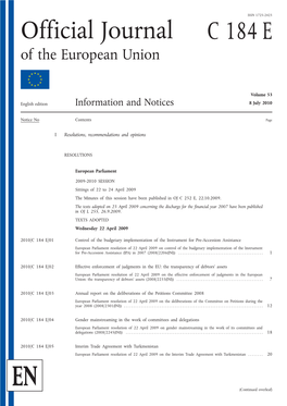 C 184 E Official Journal