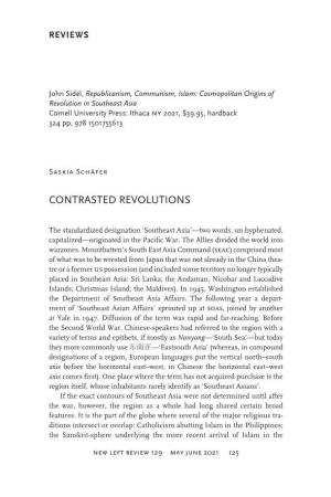 Contrasted Revolutions