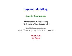 Bayesian Modelling