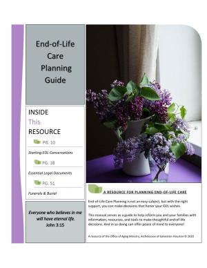 End-Of-Life Care Planning Guide