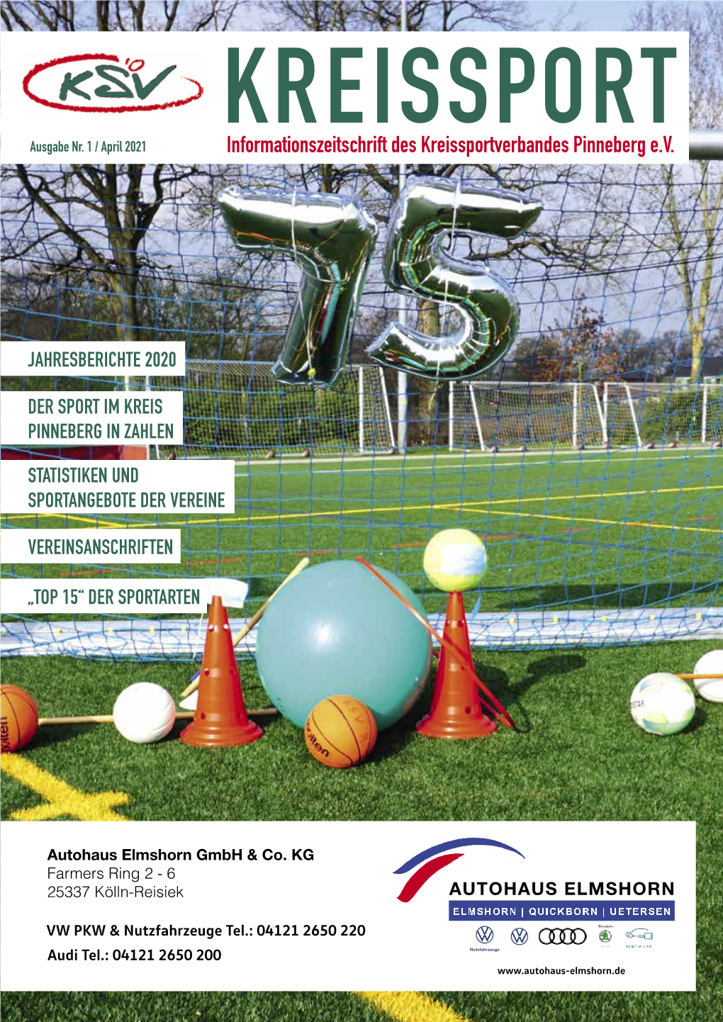 Informationszeitschrift Des Kreissportverbandes Pinneberg E.V