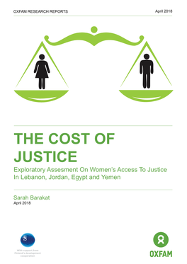 Exploratory Assessment on Women's Access to Justice in Lebanon