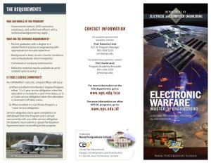 Electronic Warfare Engineer Programs