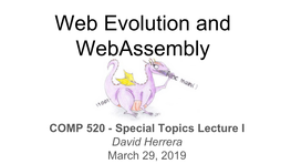 Web Evolution and Webassembly
