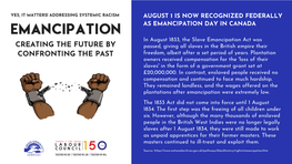 Emancipation Day in Canada