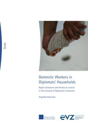 Domestic Workers in Diplomats' Households