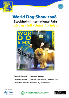 World Dog Show Exhibitors Information