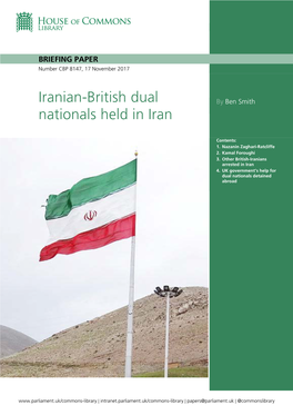 Iranian-British Dual Nationals Held in Iran