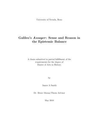 Galileo's Assayer
