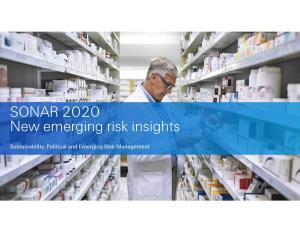 SONAR 2020 New Emerging Risk Insights