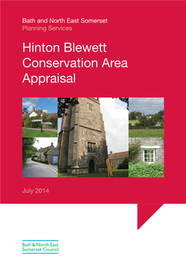 Hinton Blewett Conservation Area Appraisal