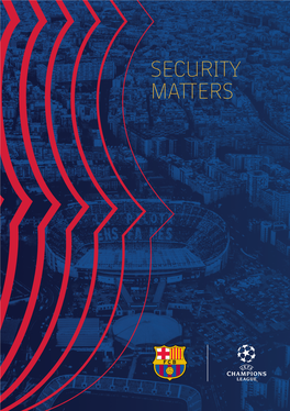 SECURITY MATTERS 2018/19 Club Information Booklet Security Matters