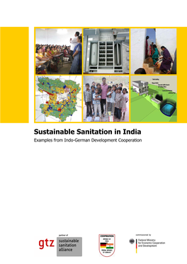 Sustainable Sanitation in India Examples from Indo-German Development Cooperation