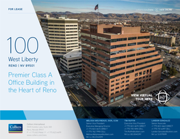 Premier Class a Office Building in the Heart of Reno VIEW VIRTUAL TOUR HERE