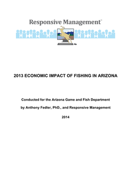 Fedler 2013 Economic Impact of Fishing in Arizona