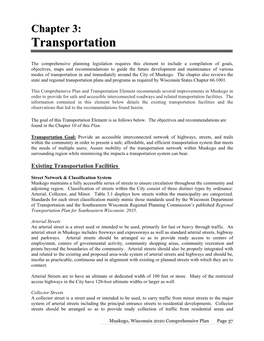 Chapter 3: Transportation