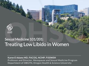 Treating Low Libido in Women