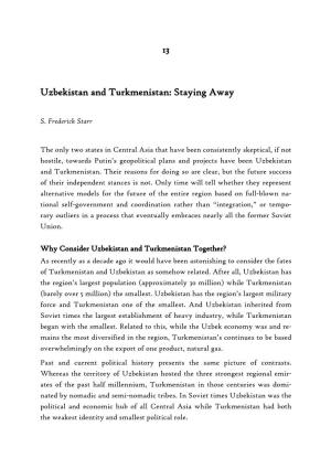 13 Uzbekistan and Turkmenistan