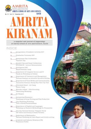 Amrita Kiranam November 2017