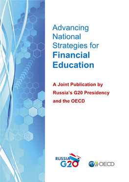 Financial Education a Special Joint G20 Publication by the Government of the Russian Federation and the OECD