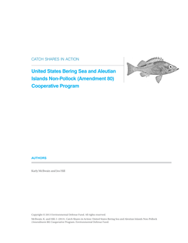 United States Bering Sea and Aleutian Islands Non-Pollock (Amendment 80) Cooperative Program