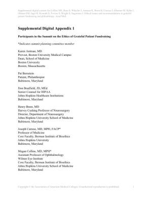 Supplemental Digital Appendix 1