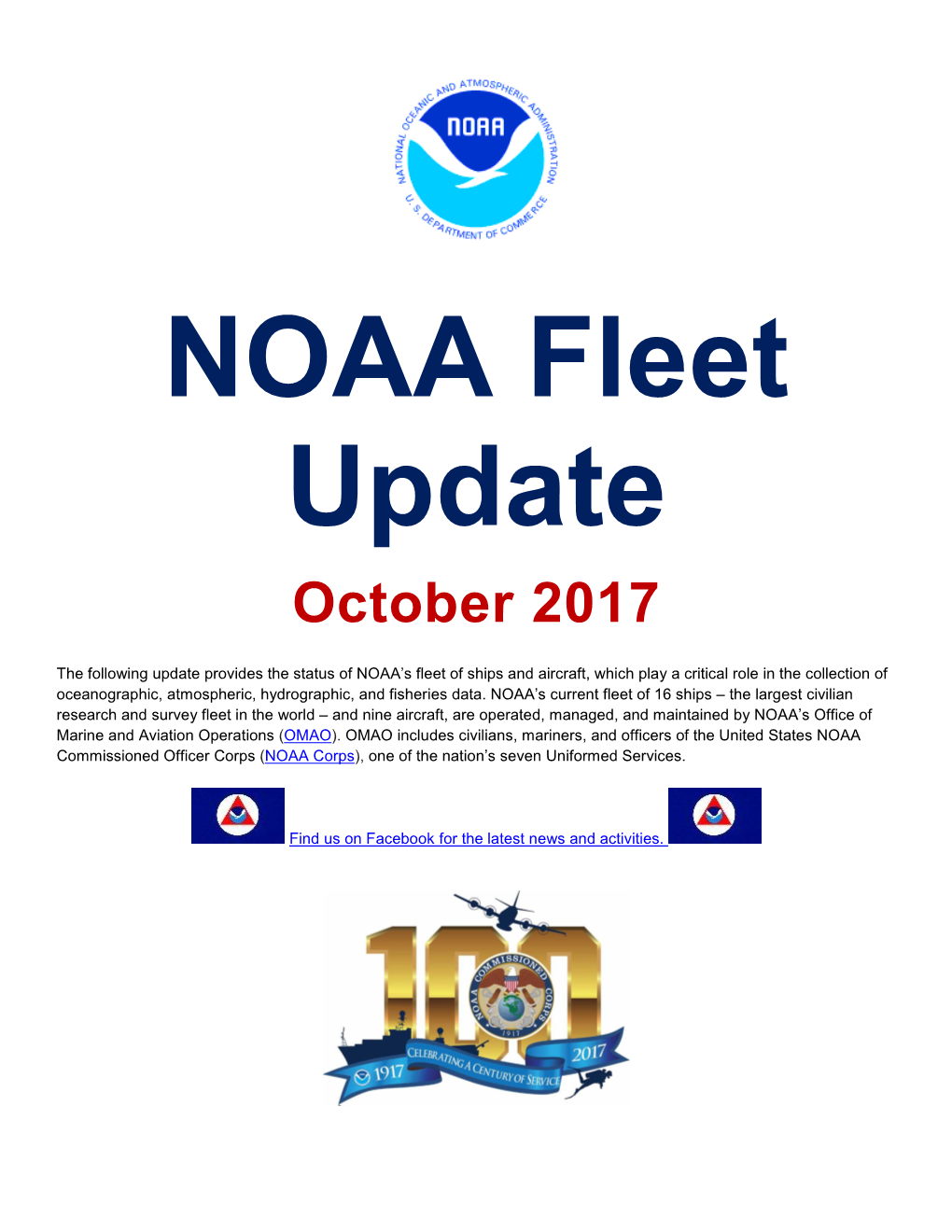 NOAA Fleet Update